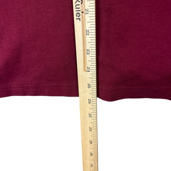 L.L. Bean shirt Mens XL Red Cotton Turtleneck Long Sleeve Regular 187357 - Picture 7 of 8